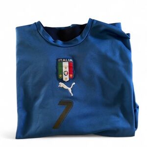 Puma Italia Blue Soccer Shirt